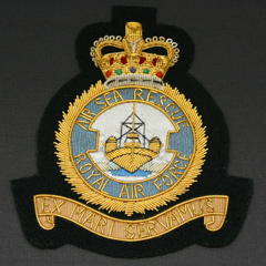 RAF Air Sea Rescue Wire Blazer Badge